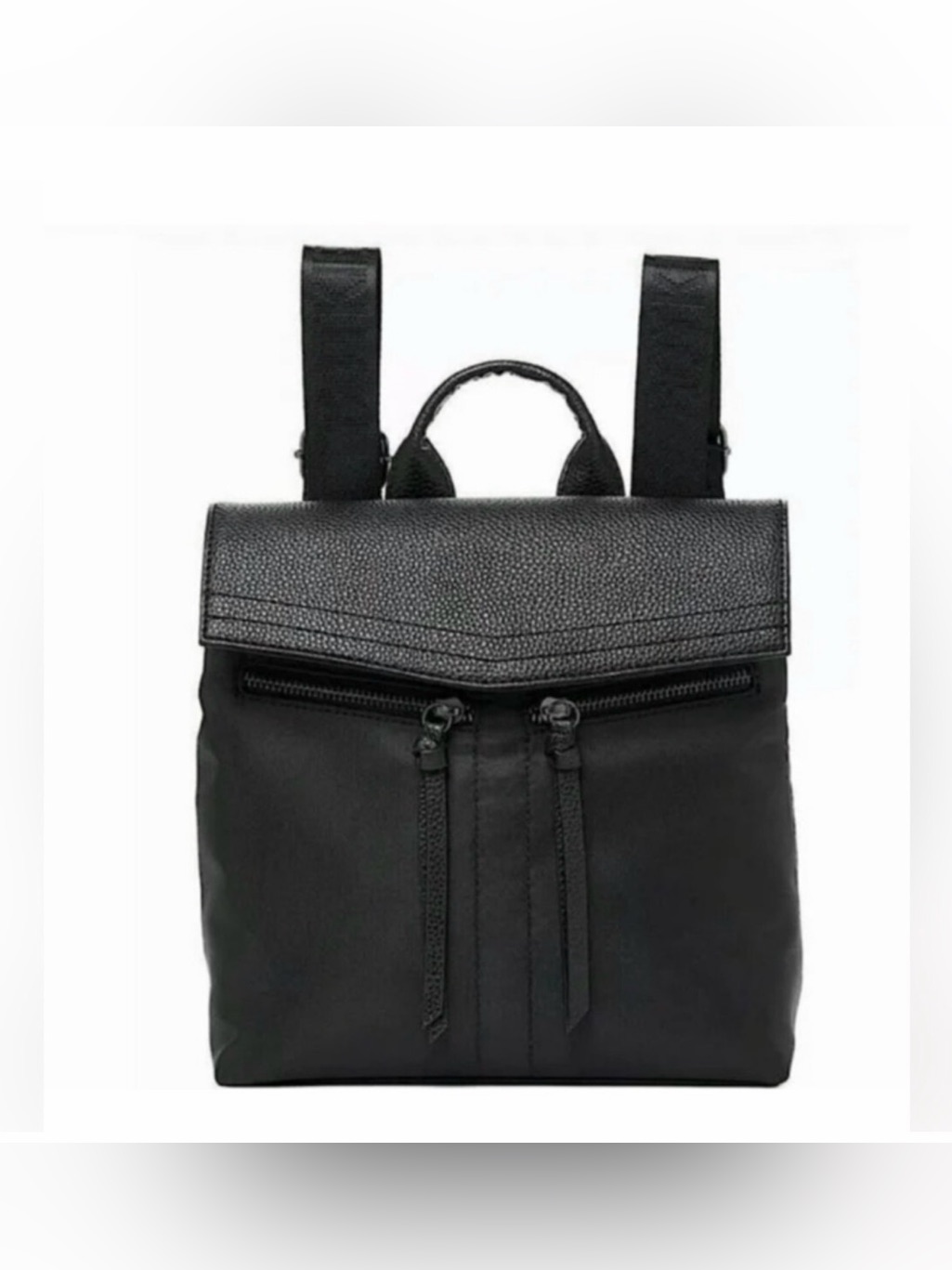 Botkier Black Compact Leather Backpack